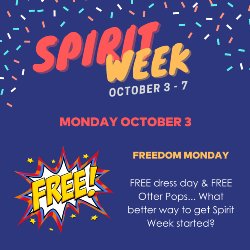 Spirit Week - Monday